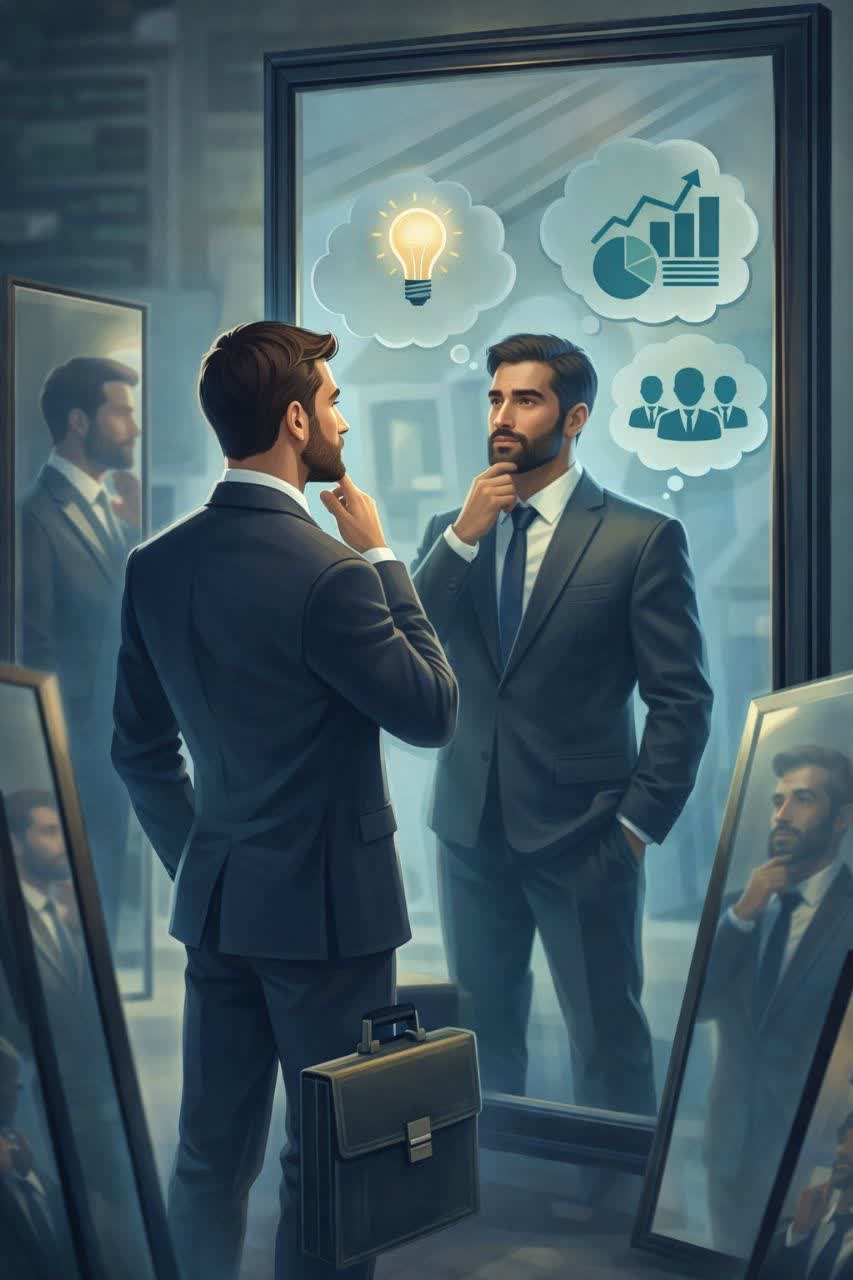 مدیریت آینه‌ای: ارائه یک مدل مفهومی برای بازتاب‌گری رفتاری مدیران در محیط کار